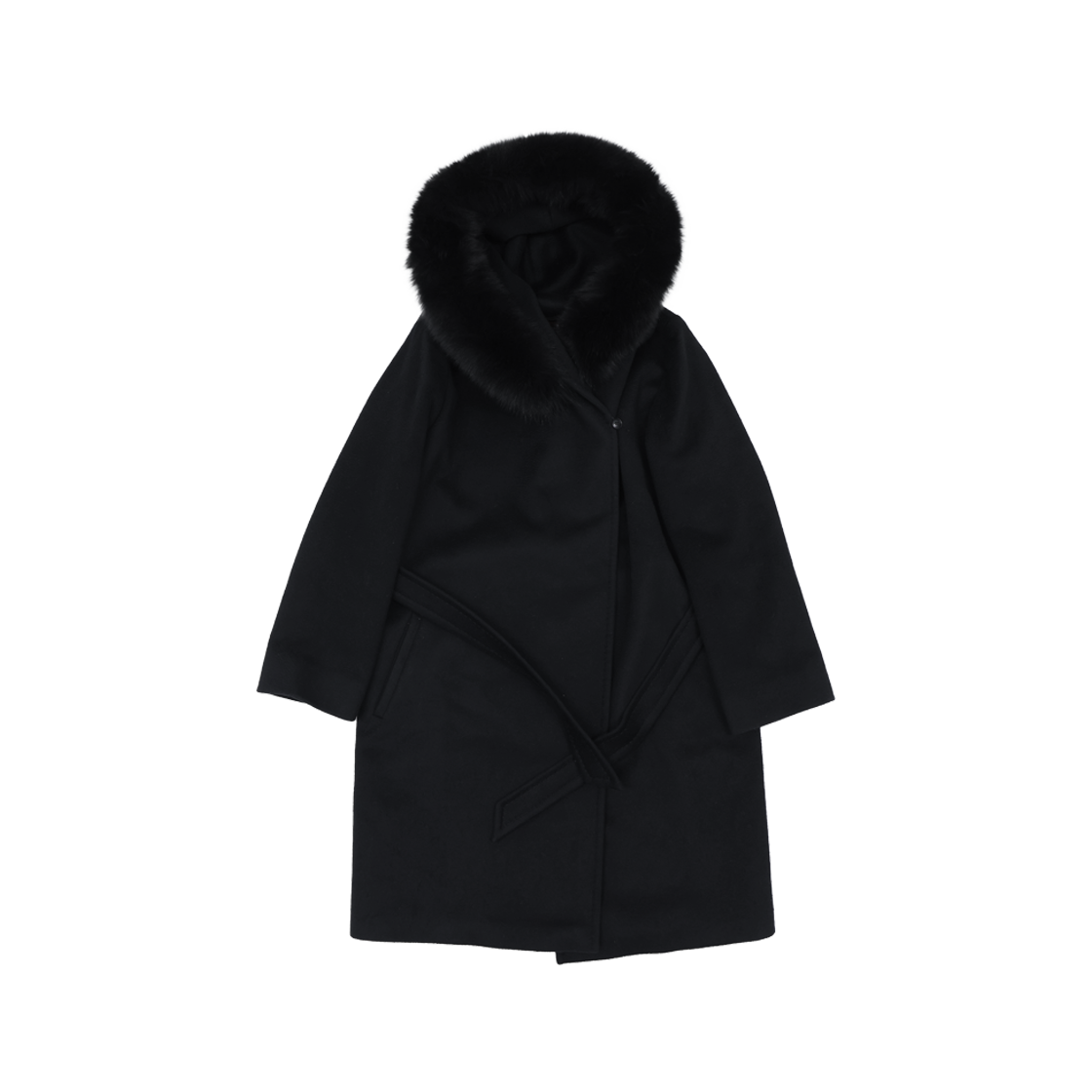 IT2LLSN2T23P Max Mara Wool Coat in Black