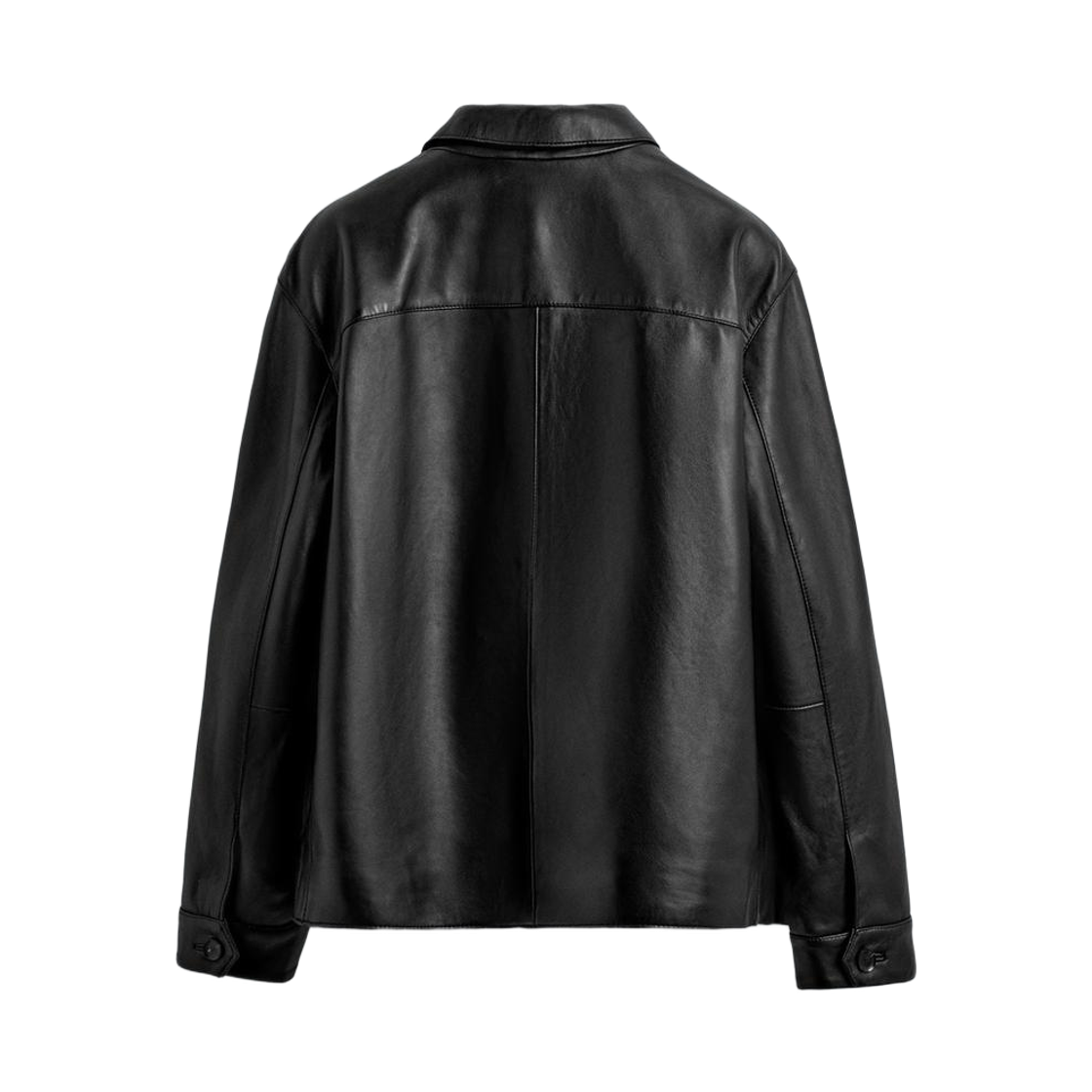 자라 나파 레더 자켓 블랙(Zara Nappa Leather Jacket Black) - 2