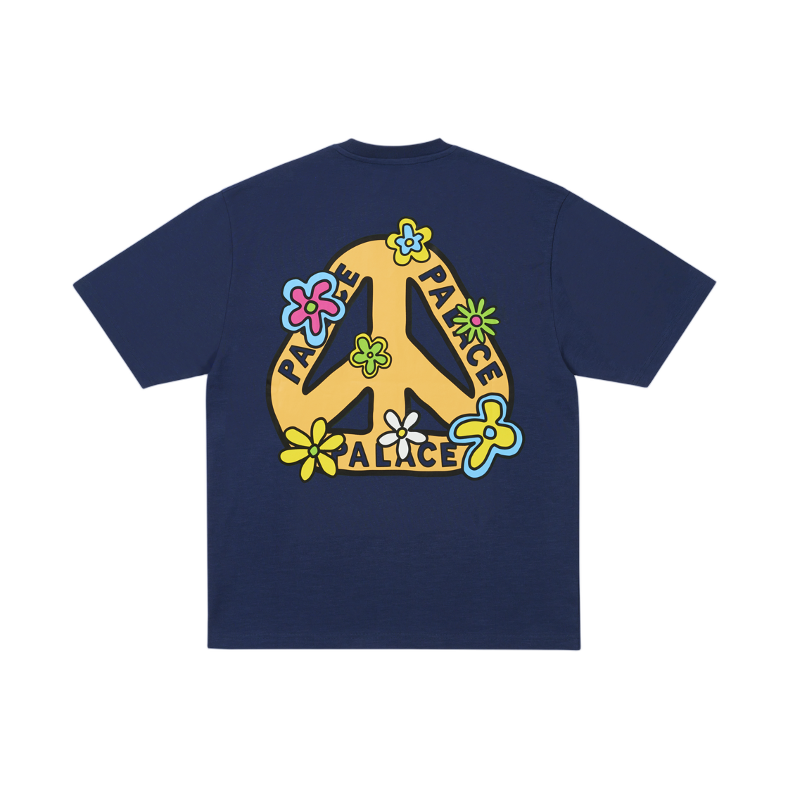 팔라스 미 마이셀프 앤 트라이 티셔츠 네이비 - 26SS(Palace Me Myself And Tri T-Shirt Navy - 26SS)