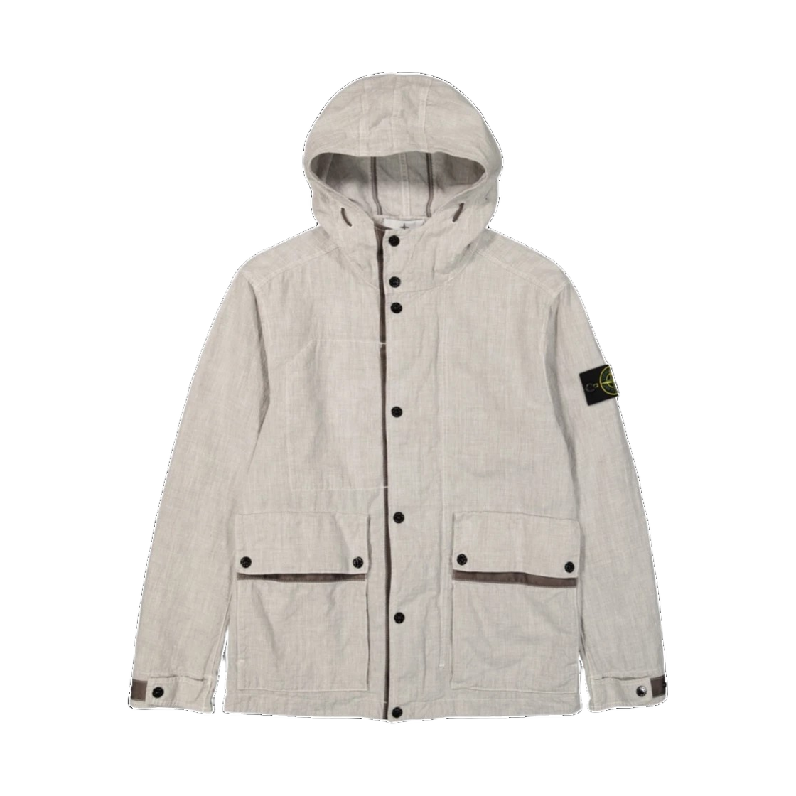 801542230 V0092 24S [15% 쿠폰] Stone Island 42230 Lino Nylon Tela-TC Hooded Jacket Dove Grey - 24SS
