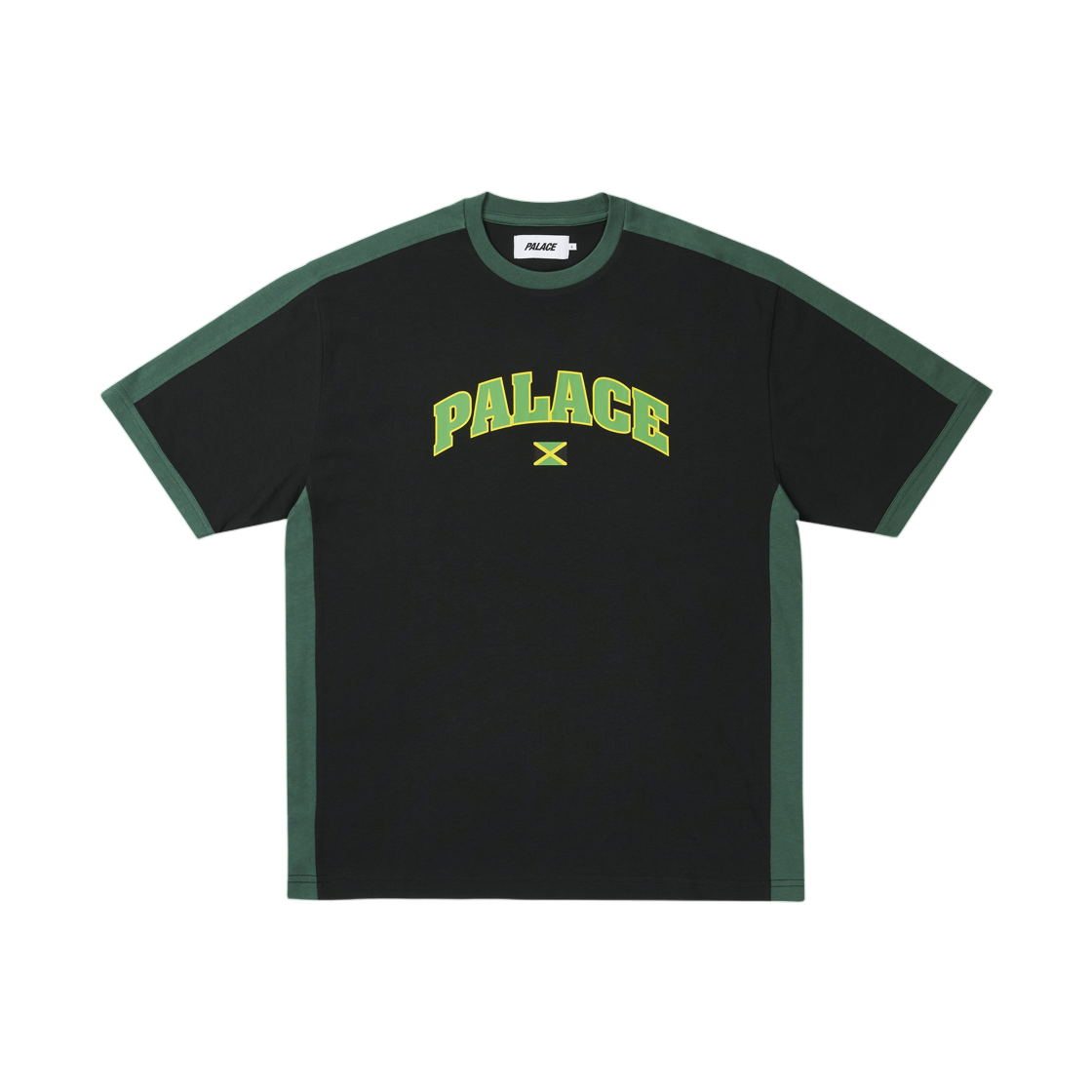 - Palace Flag T-Shirt Deep Black - 26SS
