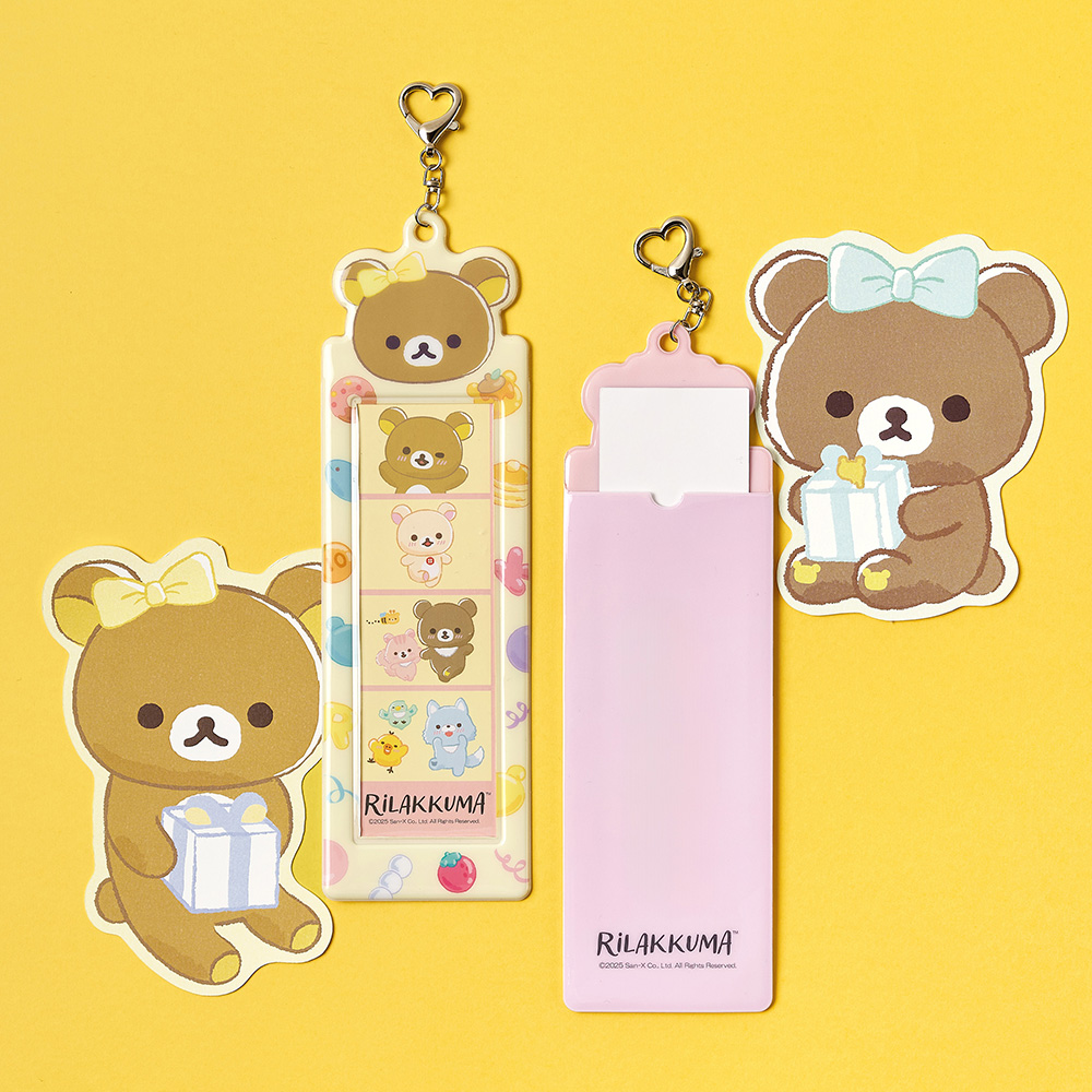 대원미디어 리락쿠마 네컷 포카홀더 키링 리락쿠마(Daewonmedia Rilakkuma Four-Cut Photo Holder Keyring Rilakkuma) - 4