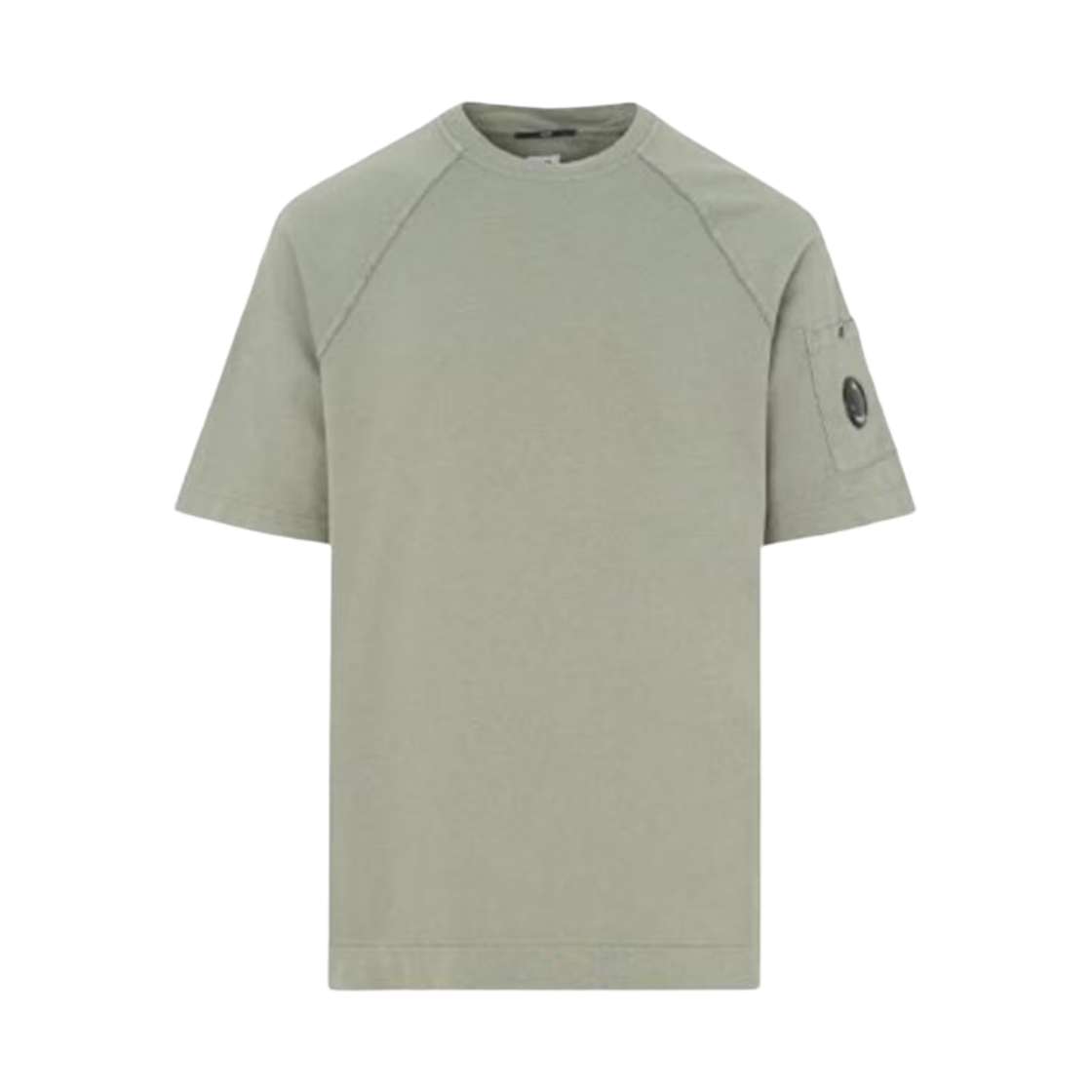 C.P. 컴퍼니 라이트 플리스 숏슬리브 스웨트셔츠 건메탈 그레이 - 26SS(C.P. Company Light Fleece Short Sleeve Sweatshirt Gunmetal Grey - 26SS) - 1