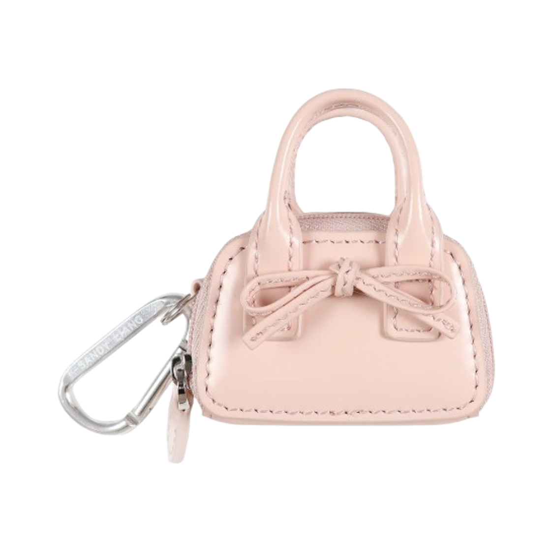 - Sandy Liang Mini Secure Bag Keychain Pale Pink