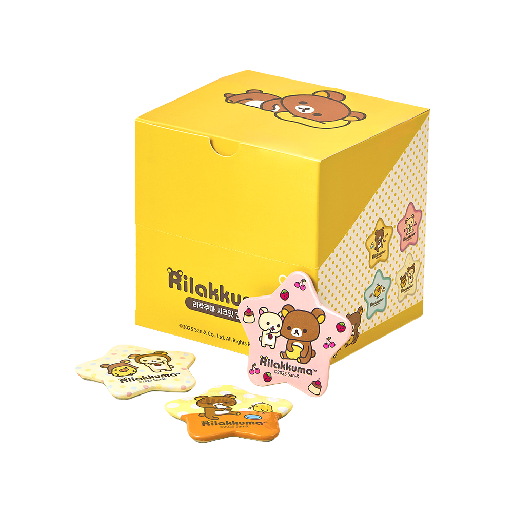 8800286495727_1 Daewonmedia Rilakkuma Secret Tin Badge Full Set (8 Types)