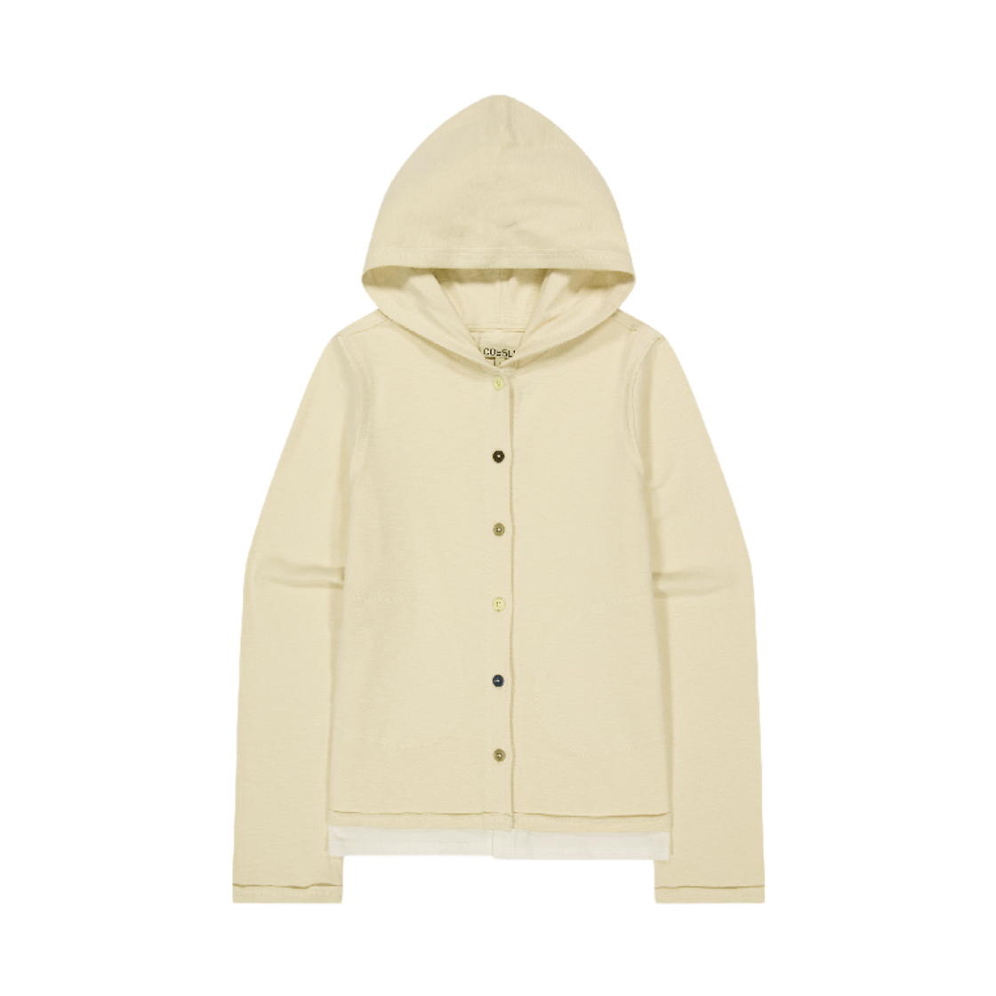 코이세이오 투폴드 버튼업 후디 아이보리