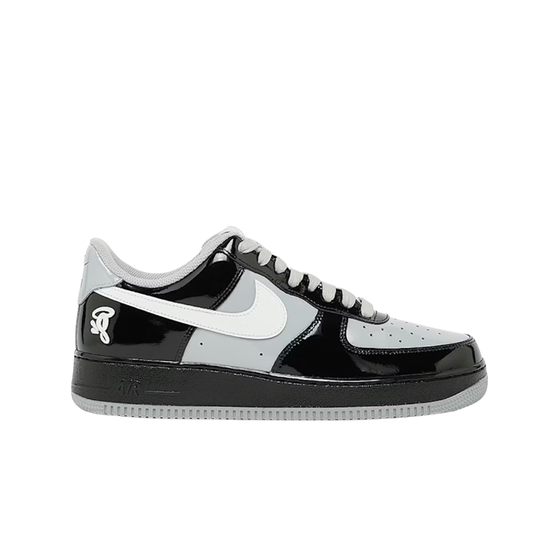 IO9974-010 Nike x Syna Air Force 1 '07 Black and Light Smoke Grey