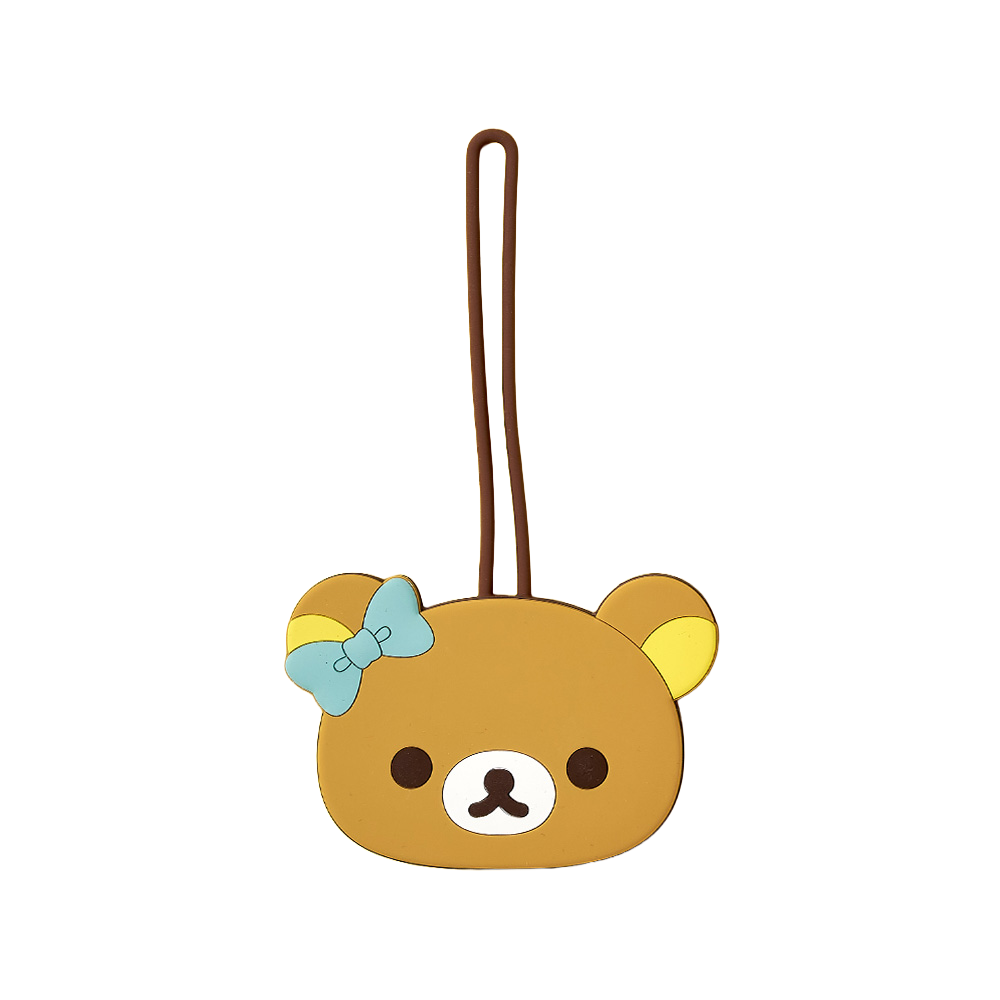 대원미디어 리락쿠마 여행 러기지택 캐리어 네임택 리락쿠마(Daewonmedia Rilakkuma Luggage Tag Carrier Name Tag Daewonmedia Rilakkuma)