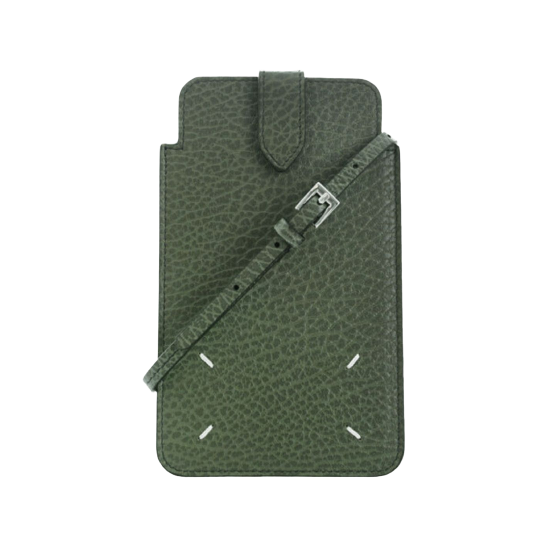 S56UI0226P4455T7166 Maison Margiela Four Stitches Phone Pouch Thyme