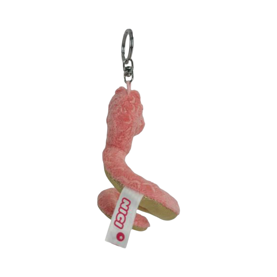 [KREAM 단독] 니키 뱀 핑크x골드 키링 10cm([KREAM 단독] NICI Snake pink BB kh) - 2