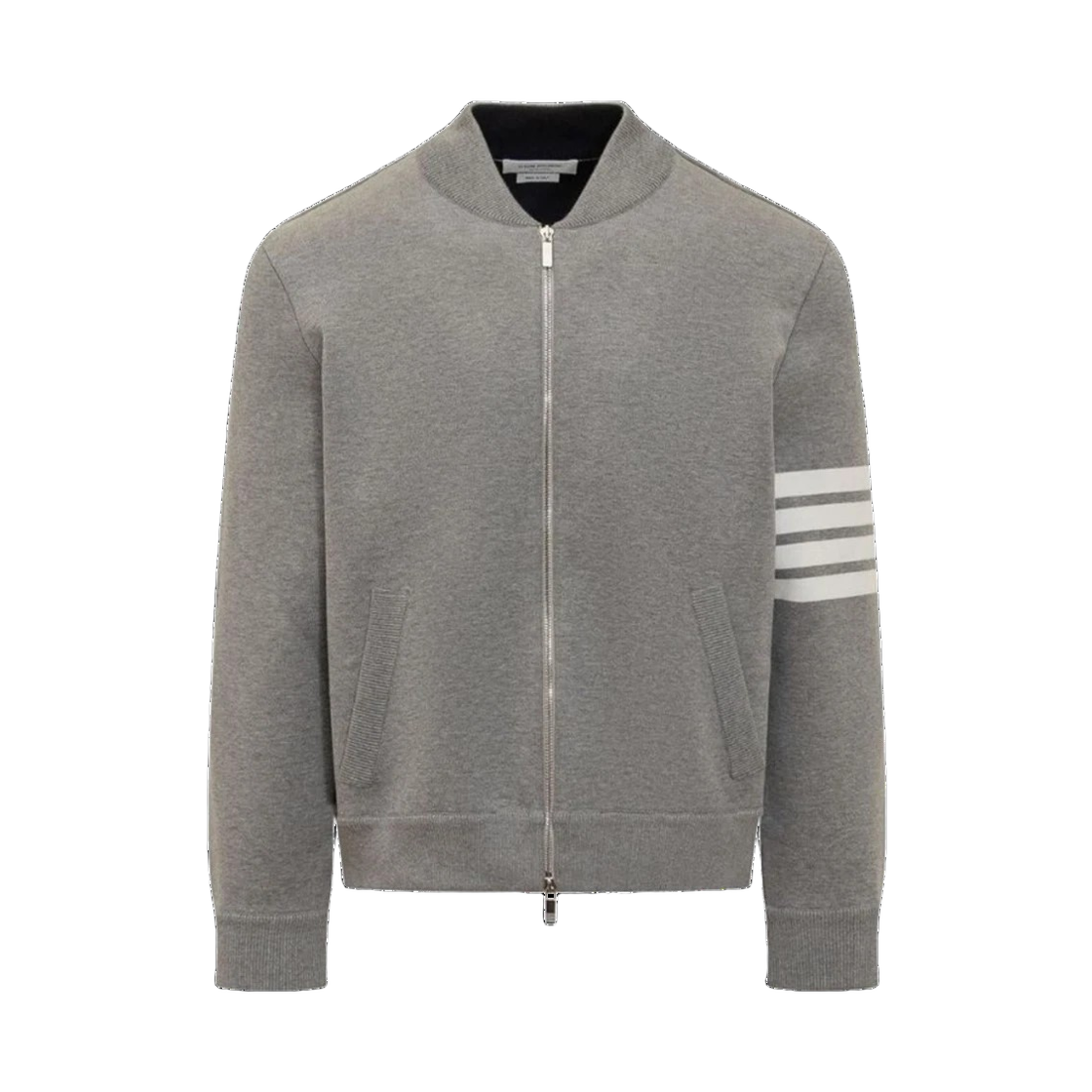 MKJ112E Y3004 055 24S [15% 쿠폰] Thom Browne 4-Bar Crab Bomber Jacket Light Grey