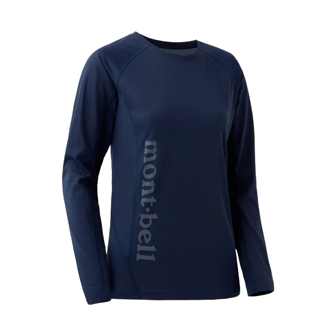 2304480 (W) Montbell Cool Light Long Sleeve T-Shirt Midnight Blue