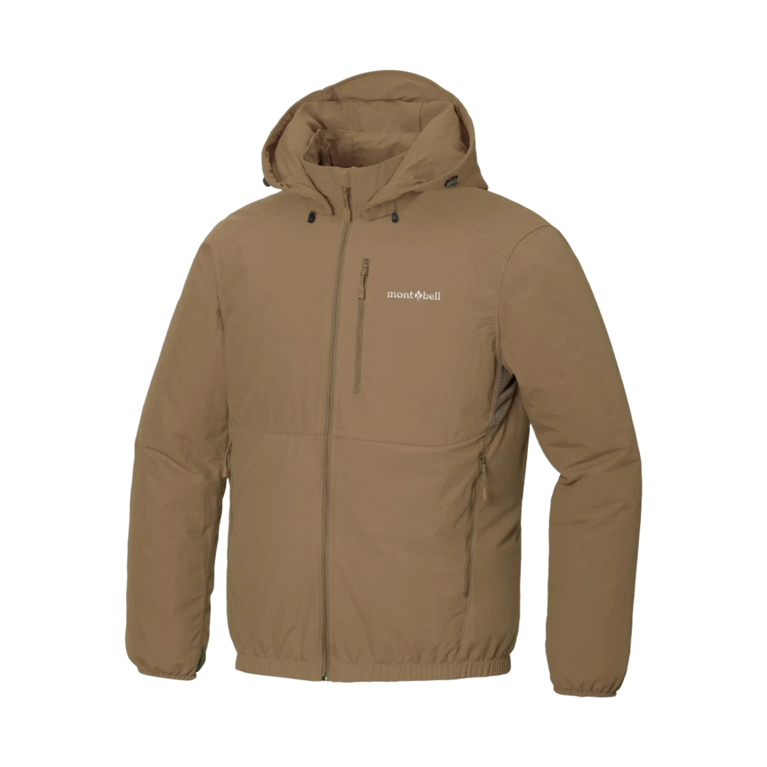 1132260 Montbell FanBlow Hooded Jacket Tan