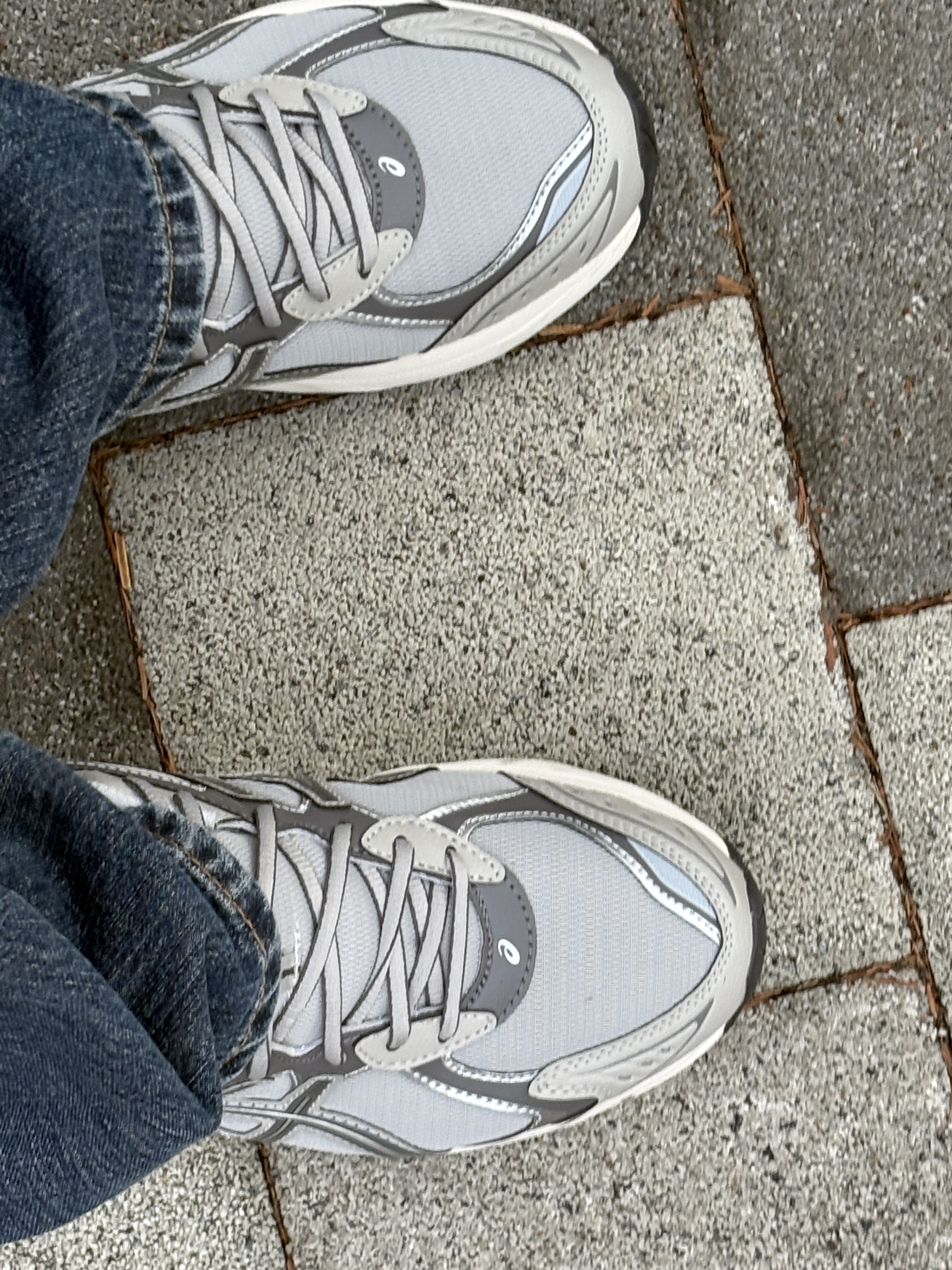 Asics GT-2160 Oyster Grey Carbon 착용 스타일 - 1