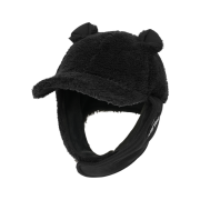 Palace Teddy Ears Earflapper Black - 26SS