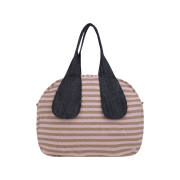 COYSEIO EMA Tiny Friends Stripe Bag Pink Beige
