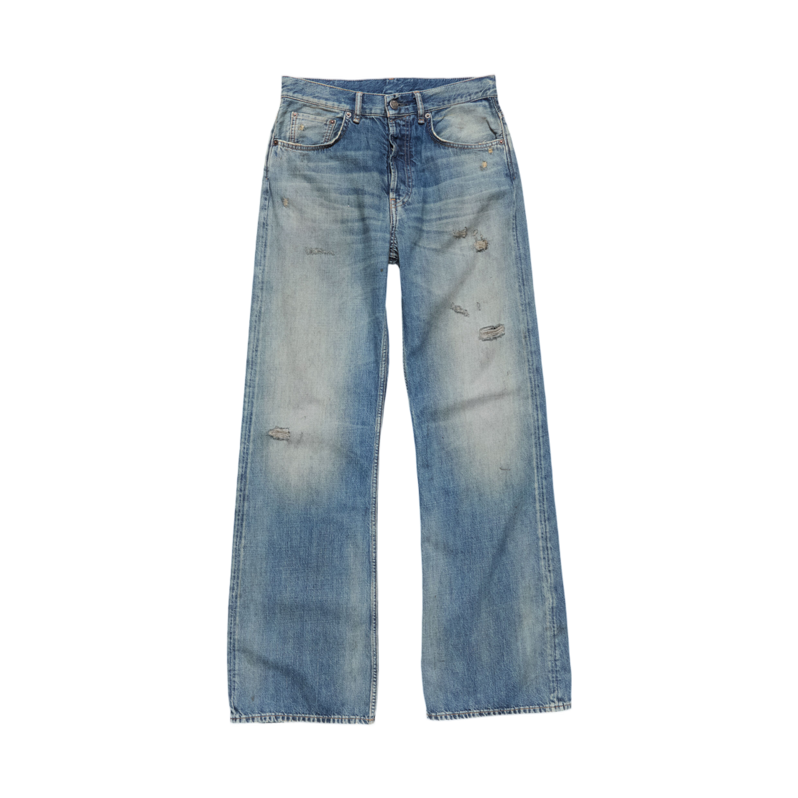아크네 스튜디오 레귤러 핏 진 2021M 미드 블루(Acne Studios Regular Fit Jeans 2021M Mid Blue) - 1