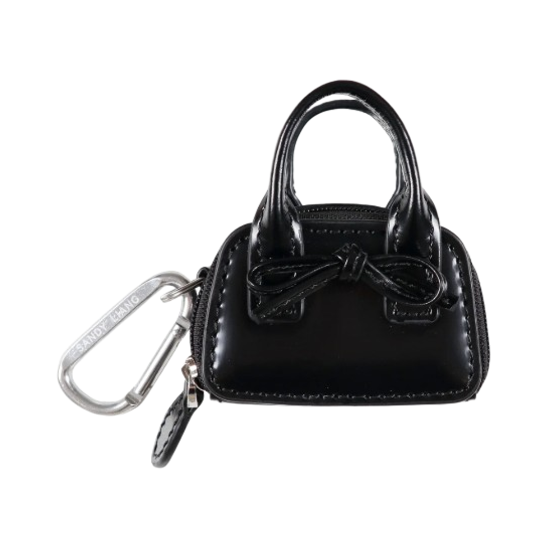 - Sandy Liang Mini Secure Bag Keychain Black