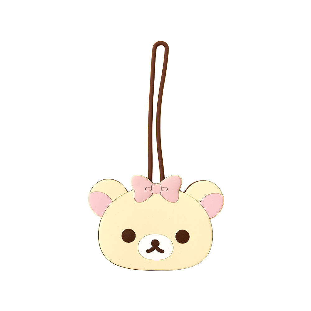 대원미디어 리락쿠마 여행 러기지택 캐리어 네임택 코리락쿠마(Daewonmedia Rilakkuma Luggage Tag Carrier Name Tag Korilakkuma)