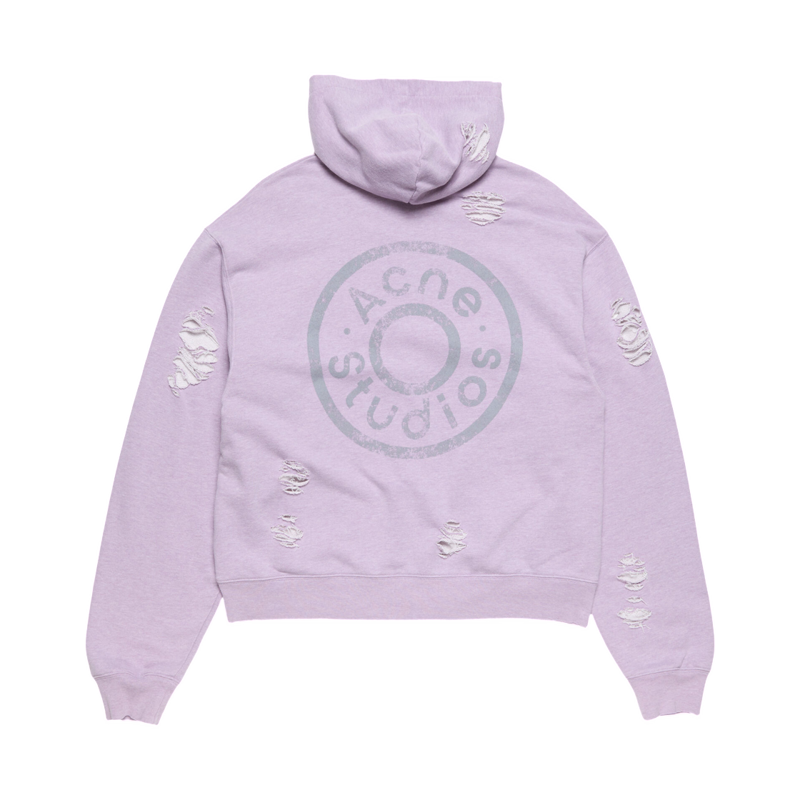 아크네 스튜디오 후드 로고 스웨트셔츠 페이디드 퍼플(Acne Studios Hooded Logo Sweatshirt Faded Purple) - 2