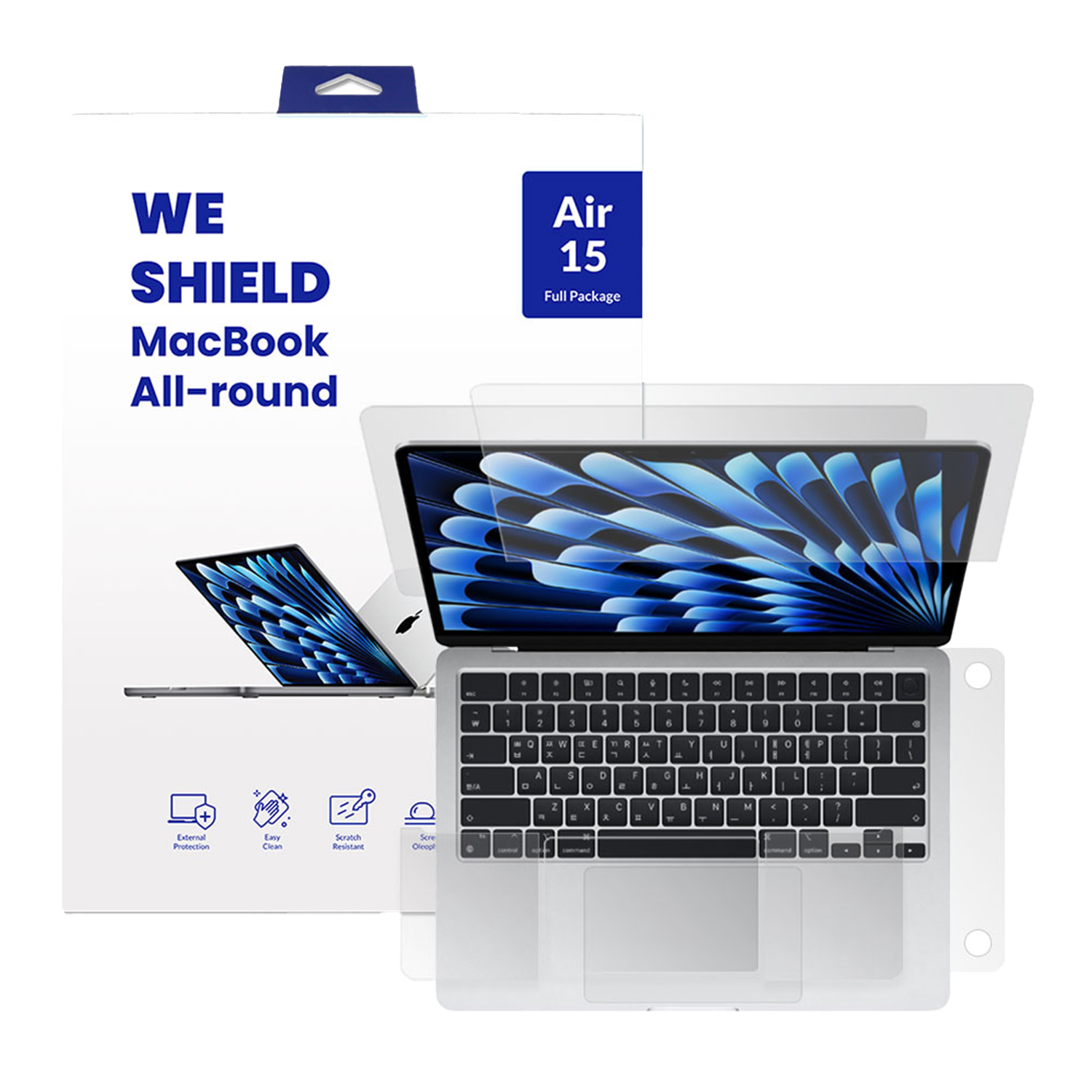 TW-SP04-MA15 Tanglewood Protection Film Full Package MacBook Air 15