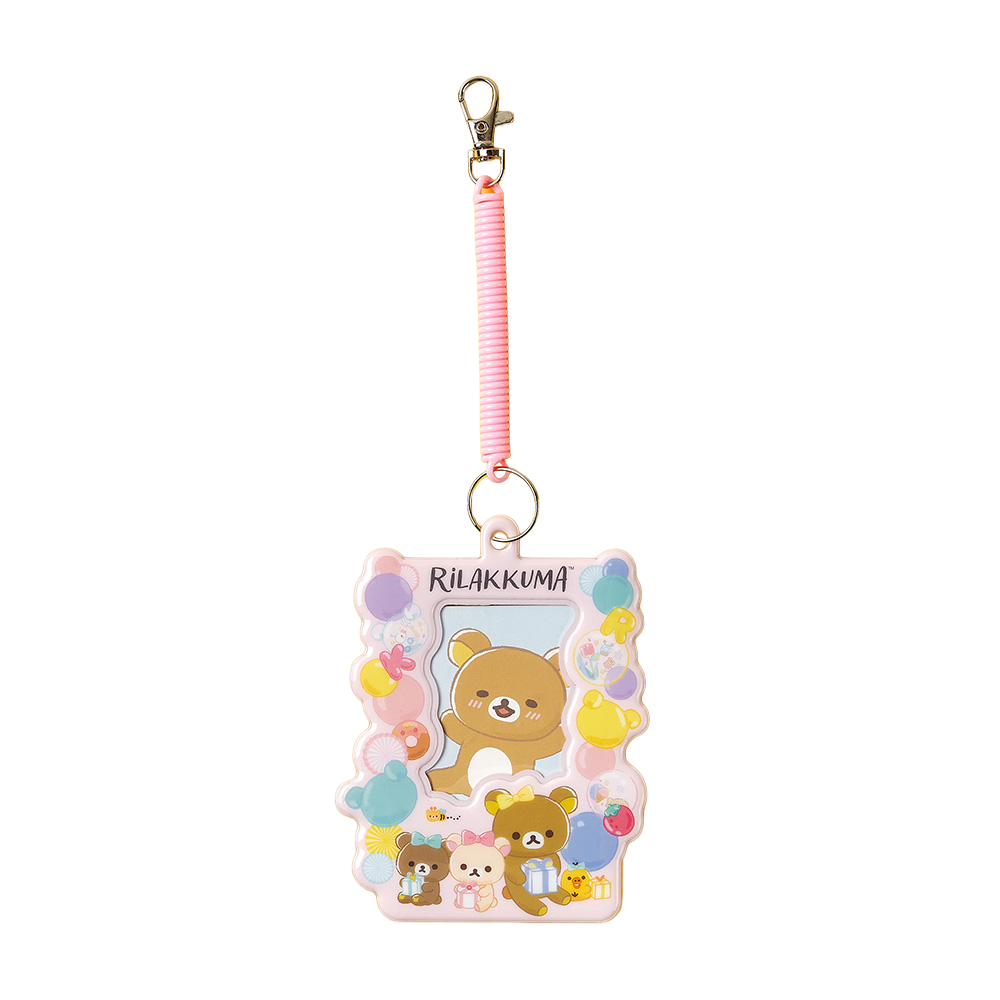대원미디어 리락쿠마 포토카드홀더 포카홀더 키링 핑크(Daewonmedia Rilakkuma Photocard Holder Keyring Pink)