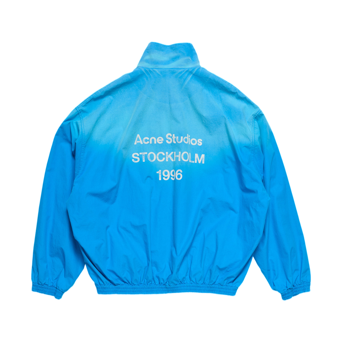 B90863-AAR Acne Studios Logo Zipper Jacket Bright Blue