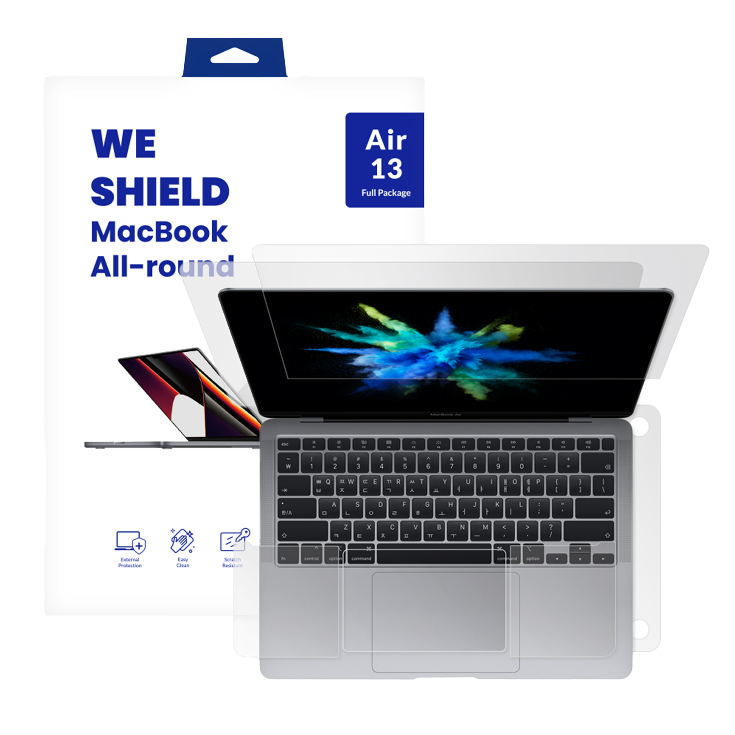 탱글우드 맥북 에어 13인치 M1 액정보호필름 풀패키지 (액정+바디) 2018~2021(Tanglewood MacBook Air 13-inch M1 Screen Protector Full Package (Screen + Body) 2018–2021)