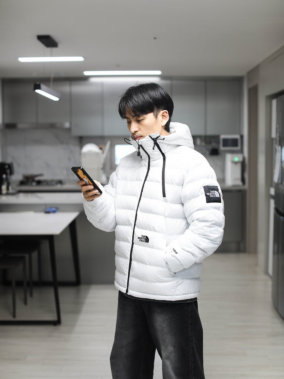 The North Face White Label Kalix T Jacket White - 26SS 착용 스타일 - 2
