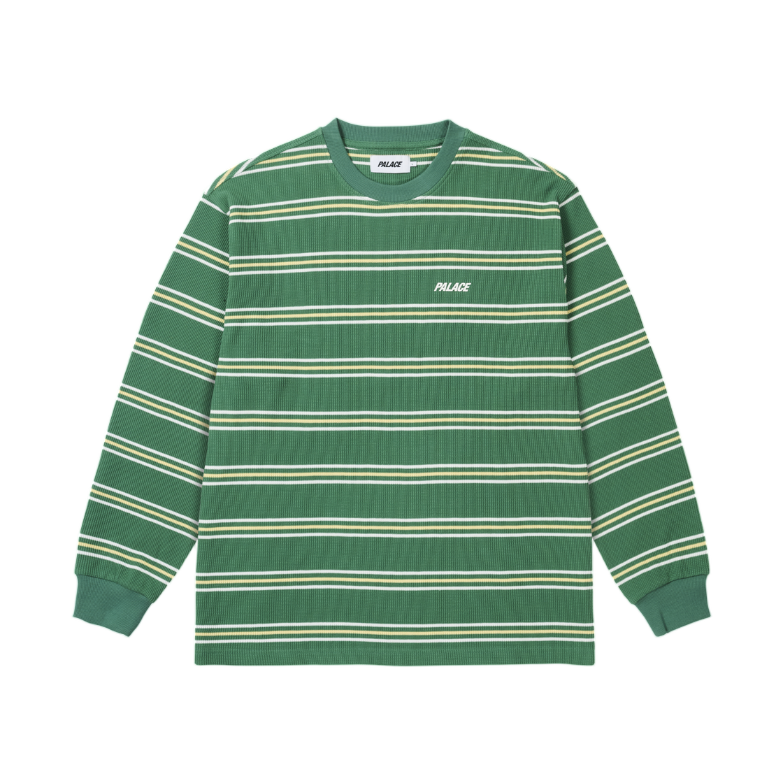 - Palace Trio Stripe Longsleeve Lucky Green - 26SS