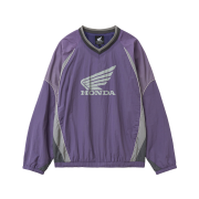 Honda Speed Track nylon Long sleeve Vintage Purple