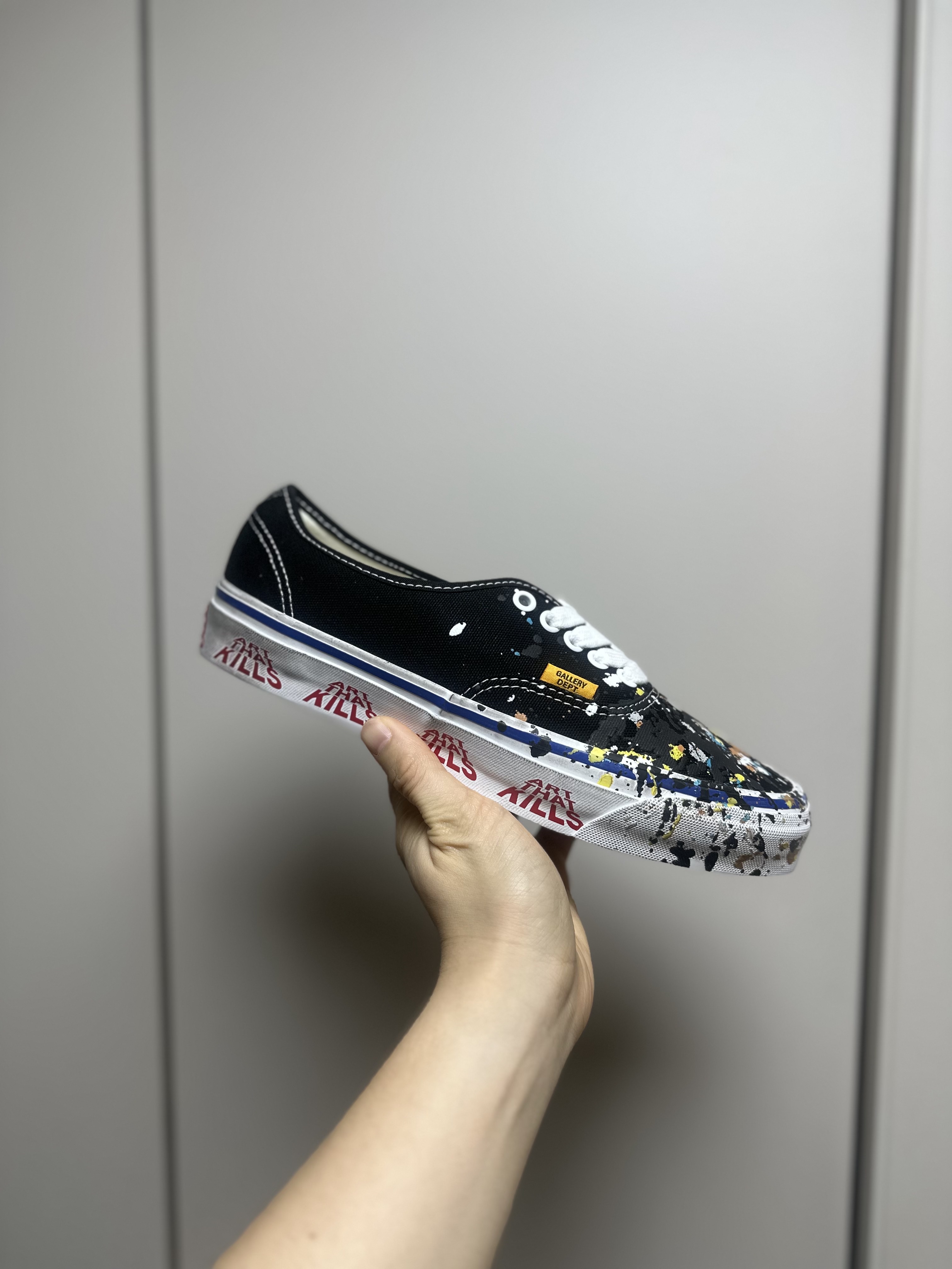 Vans x Gallery Dept. OTW Authentic 44 Black 착용 스타일