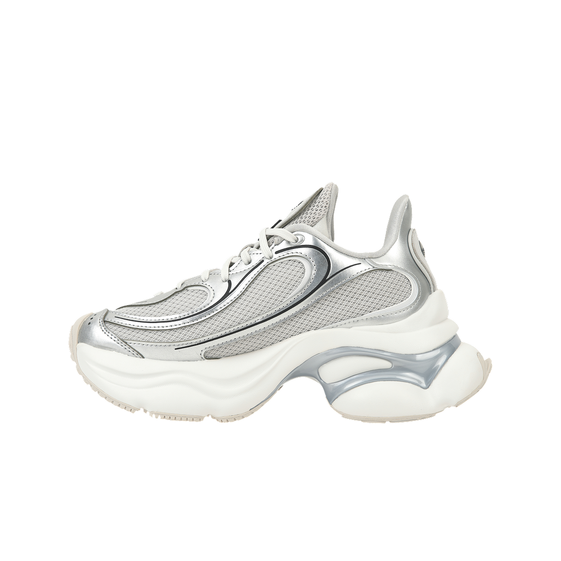 (W) 아디다스 오즈베누즈 실버 메탈릭 그레이 원((W) Adidas Ozvenuz Silver Metallic Grey One) - 3