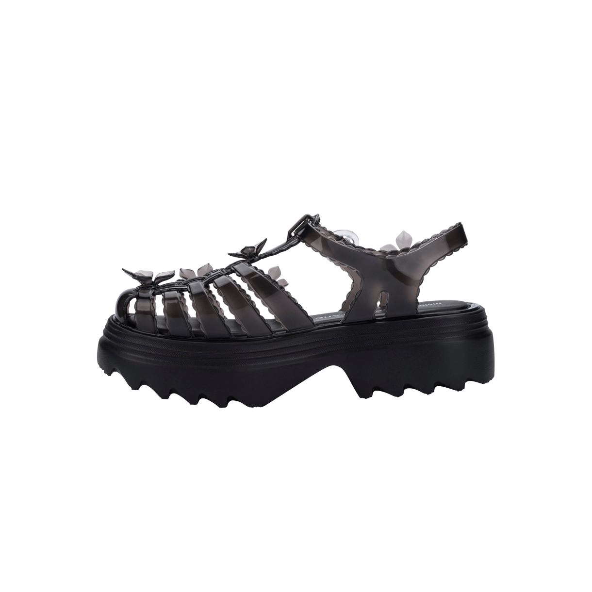 멜리사 x 수잔 팡 우먼 사쿠라 포제션 플랫폼 블랙 클리어 블랙 - 26SS(Melissa x Susan Fang Women Sakura Possession Platform Black Clear Black - 26SS) - 2