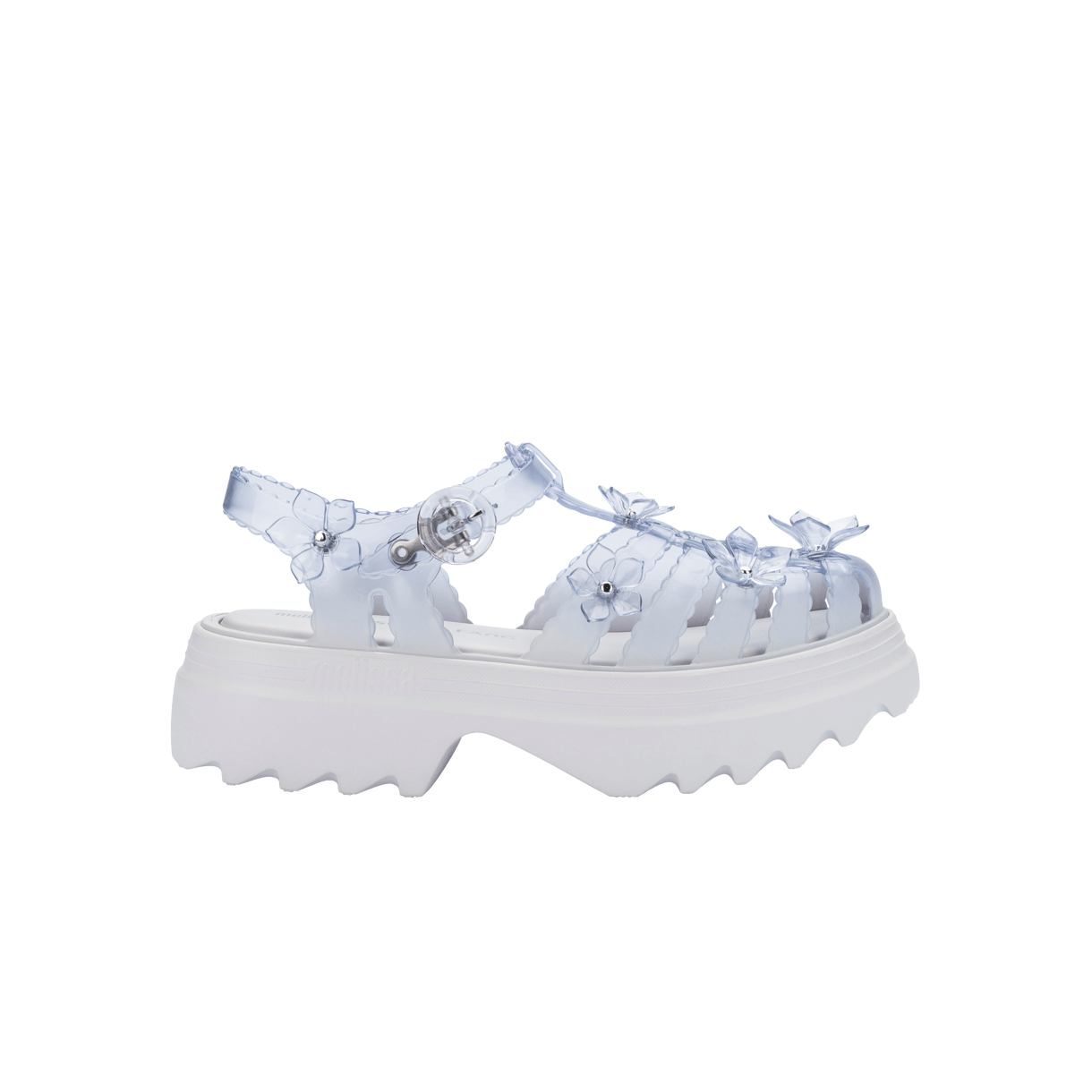 멜리사 x 수잔 팡 우먼 사쿠라 포제션 플랫폼 화이트 클리어 - 26SS(Melissa x Susan Fang Women Sakura Possession Platform White Clear - 26SS)