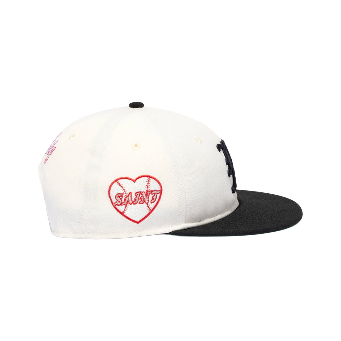 뉴에라 MLB x 세인트 마이클 레트로 크라운 9피프티 바이저 크롬 블랙(New Era MLB x Saint Mxxxxxx Retro Crown 9Fifty Visor Chrome Black) - 4