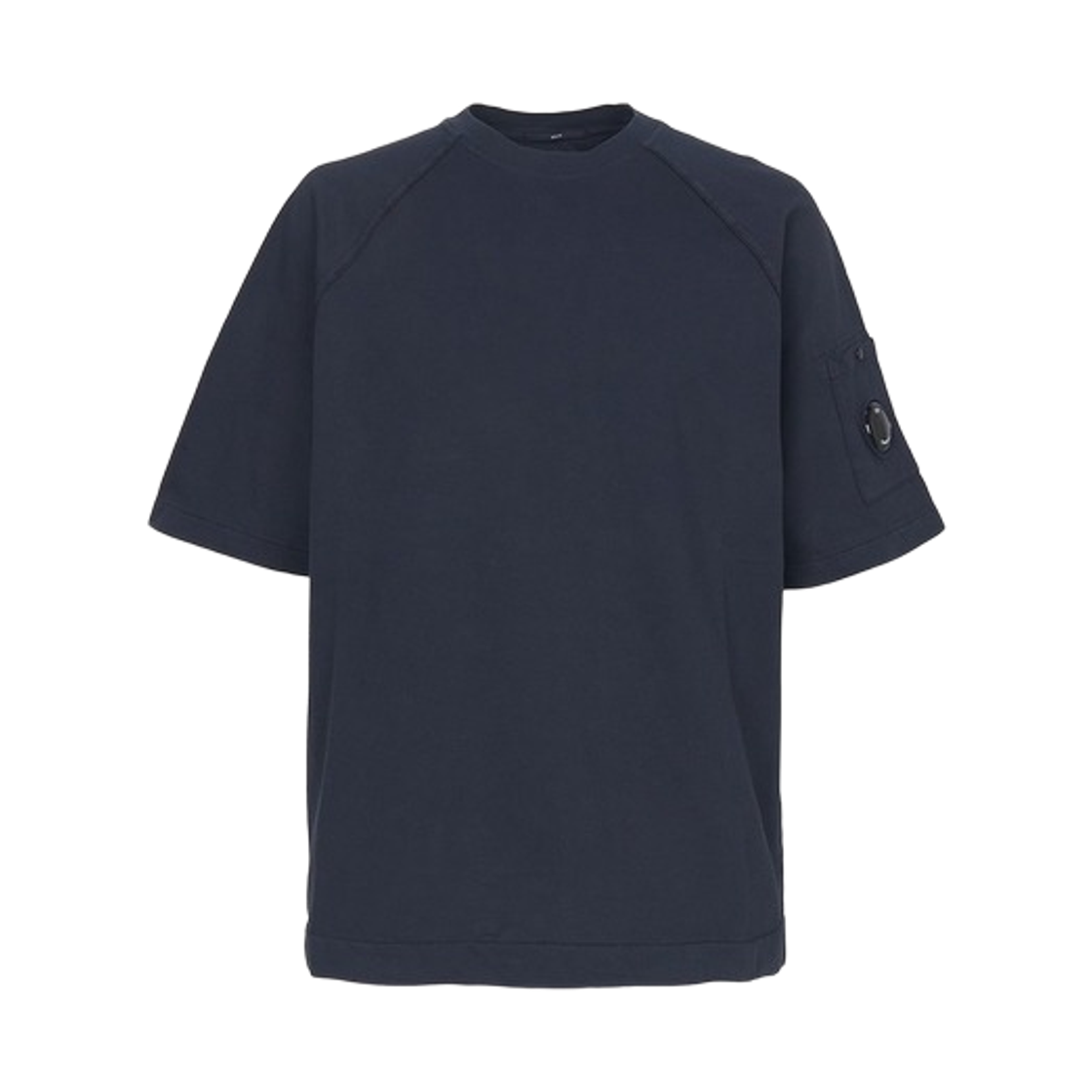 C.P. 컴퍼니 라이트 플리스 숏슬리브 스웨트셔츠 토탈 이클립스 블루 - 26SS(C.P. Company Light Fleece Short Sleeve Sweatshirt Total Eclipse Blue - 26SS)