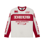 Deus Ex Machina Step Out Moto Jersey White