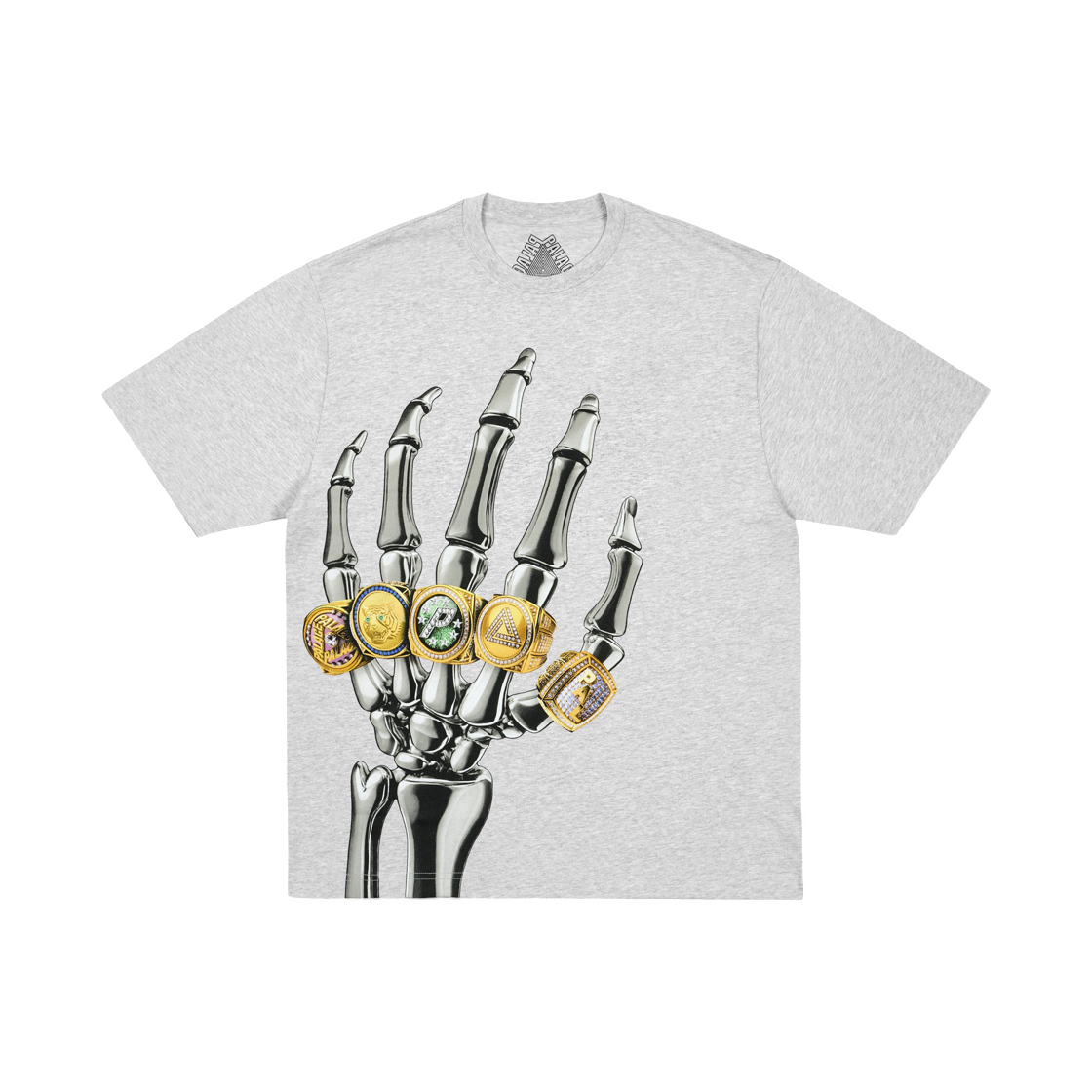 - Palace Mechanical Champion T-Shirt Grey Marl - 26SS