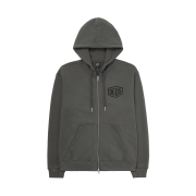 Deus Ex Machina College Address Hoodie Zip Up Charcoal