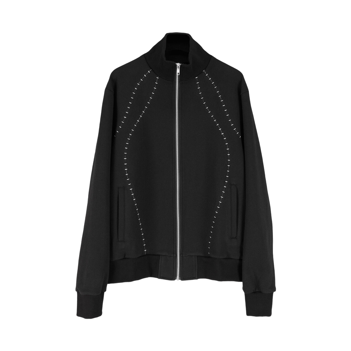 키아세 자수 트랙 자켓 블랙(Kiiace Embroidered Track Jacket Black) - 1