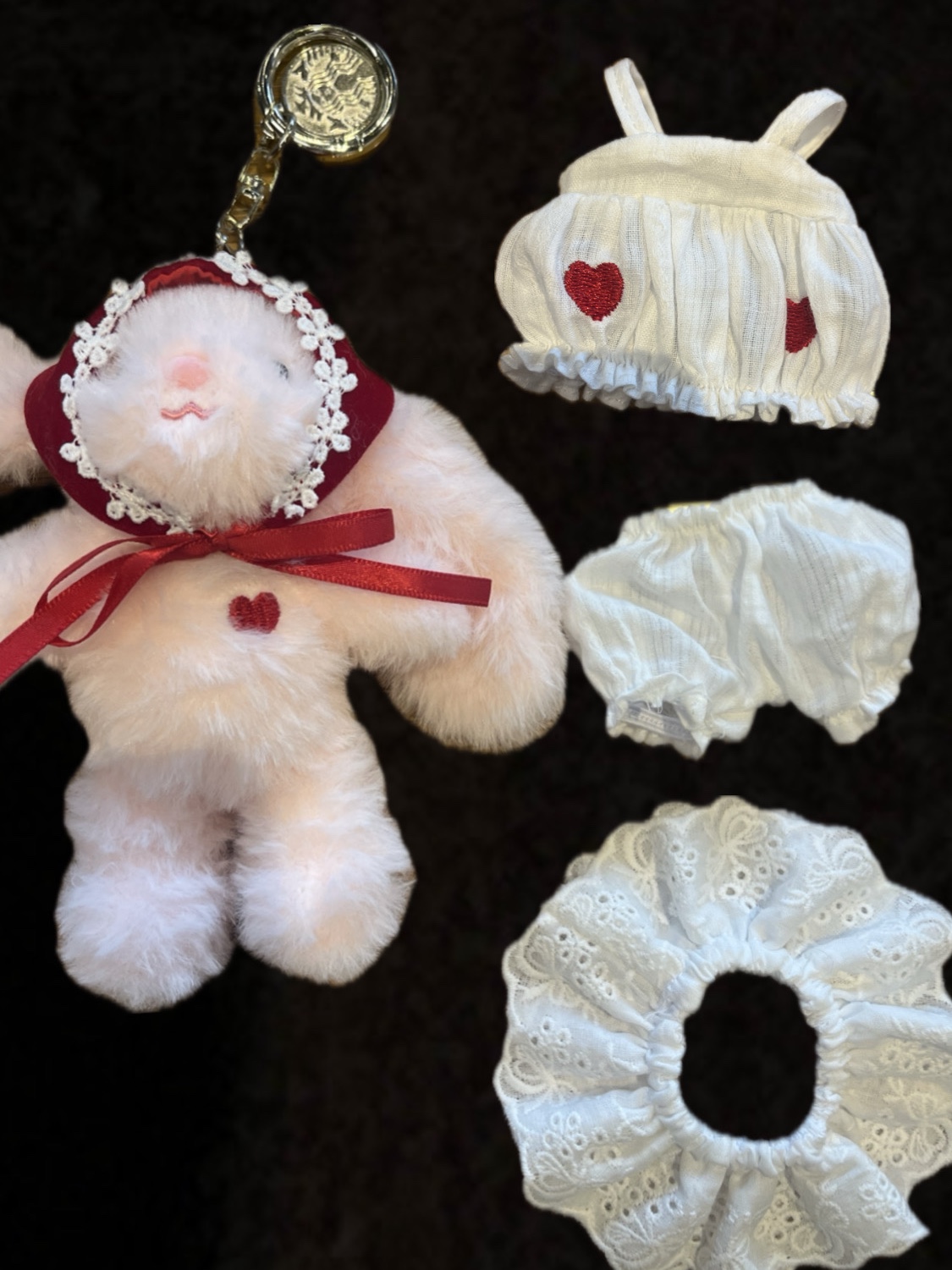 Starbucks Love Bani Shushu Keychain 착용 스타일 - 1