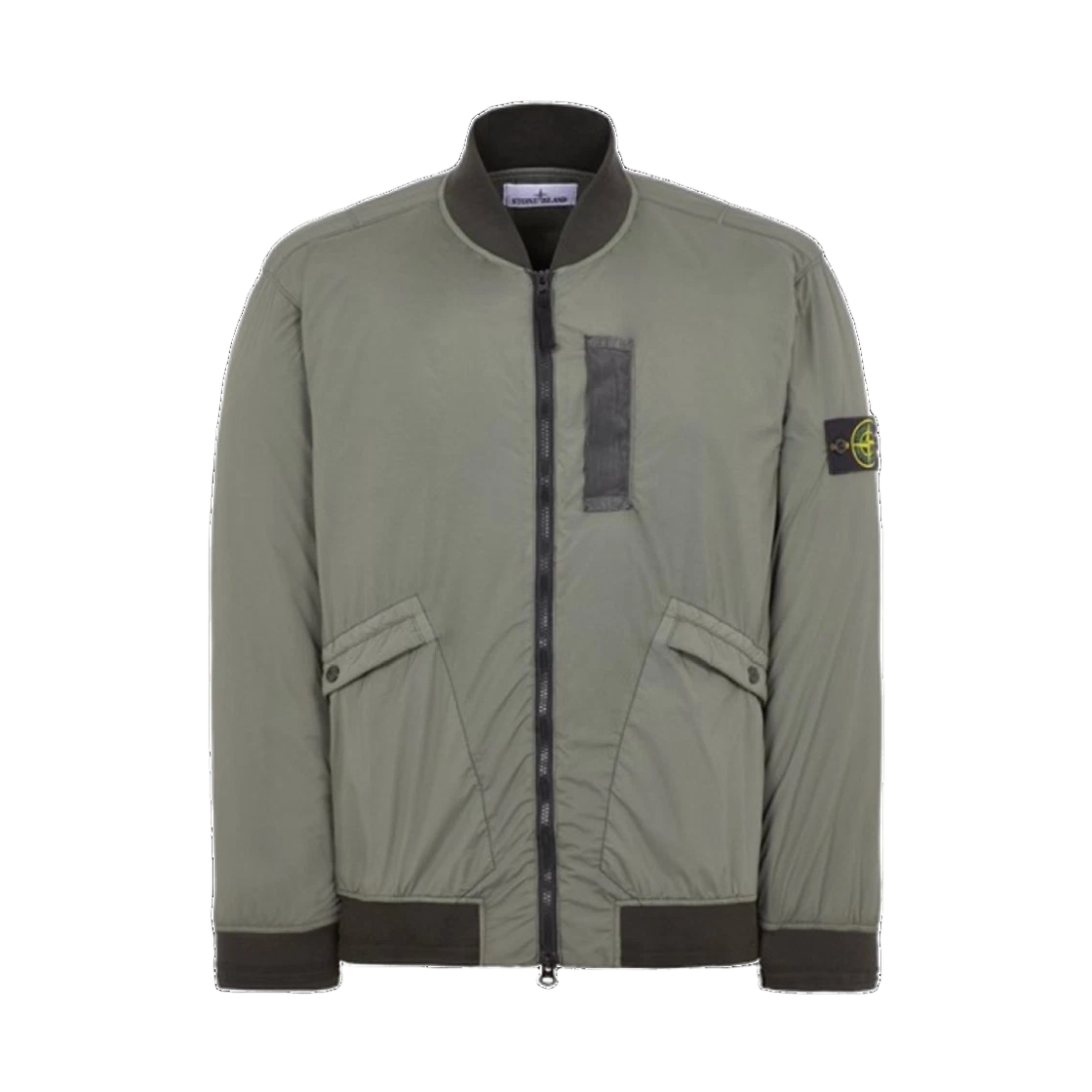 801540525 V0059 24S [15% 쿠폰] Stone Island 40525 Skin Touch Nylon-TC with Primaloft-TC Bomber Jacket Musk Green - 24SS