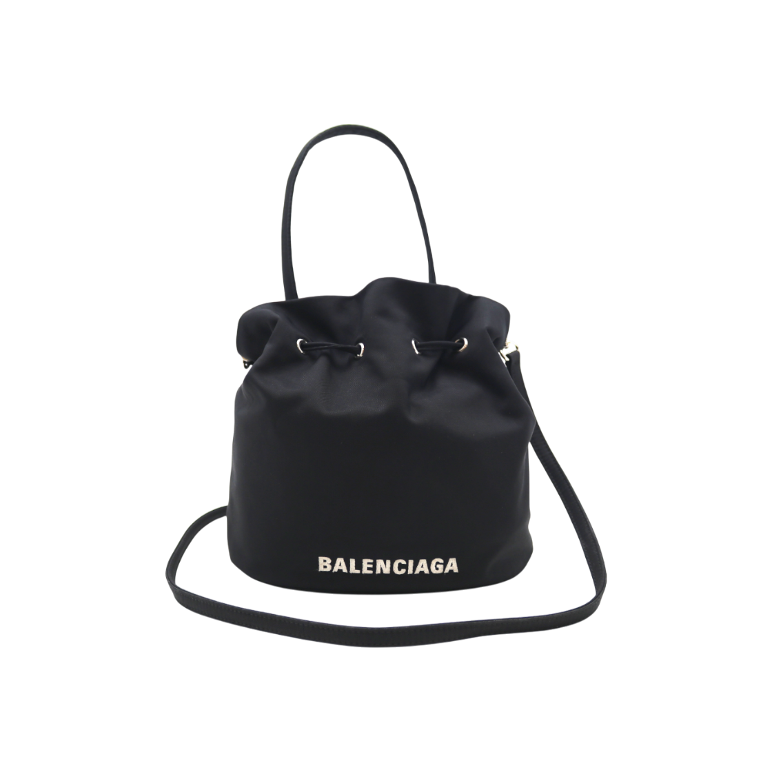 ITW7SBELBC94 Balenciaga Drawstring Bucket Bag 655011