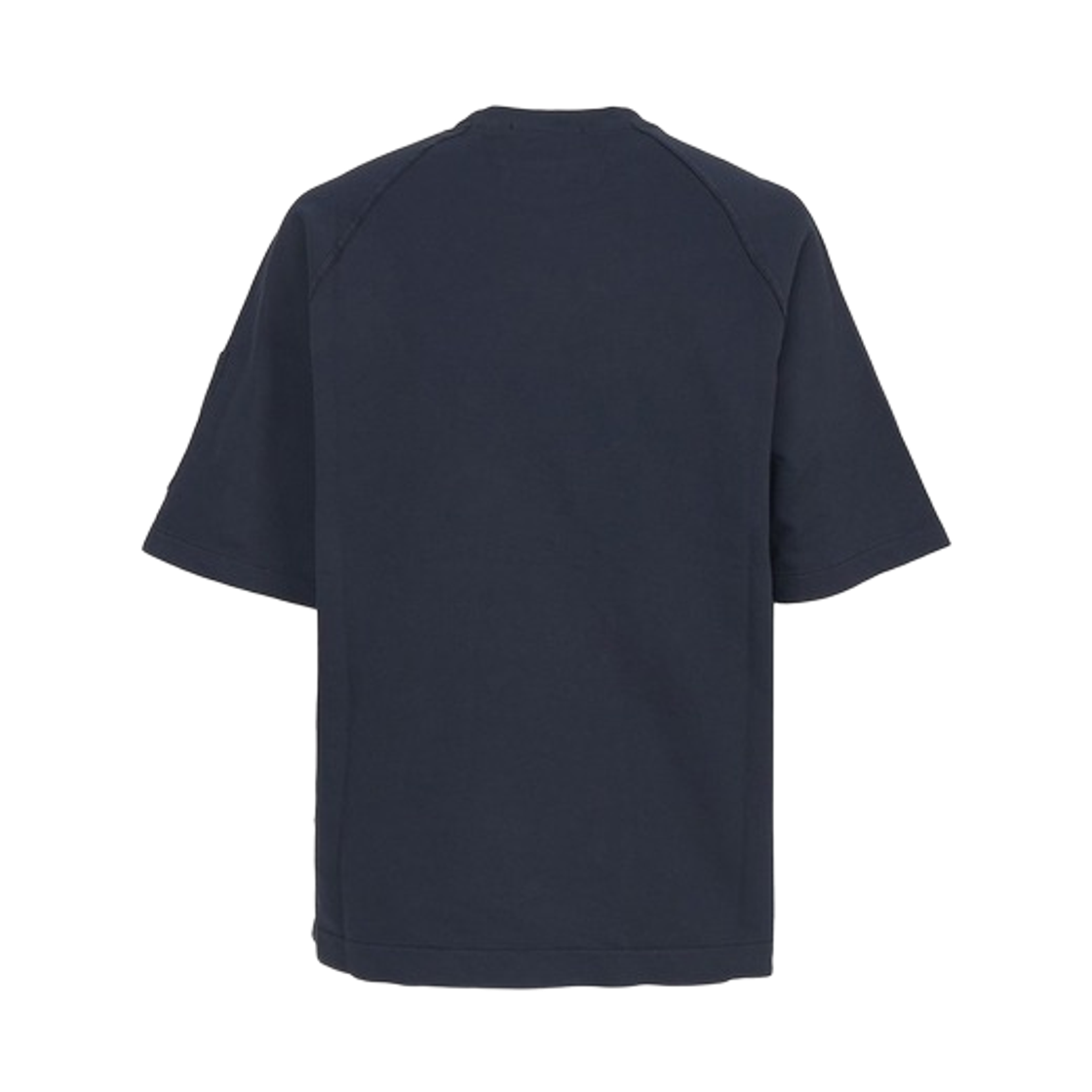 C.P. 컴퍼니 라이트 플리스 숏슬리브 스웨트셔츠 토탈 이클립스 블루 - 26SS(C.P. Company Light Fleece Short Sleeve Sweatshirt Total Eclipse Blue - 26SS) - 2