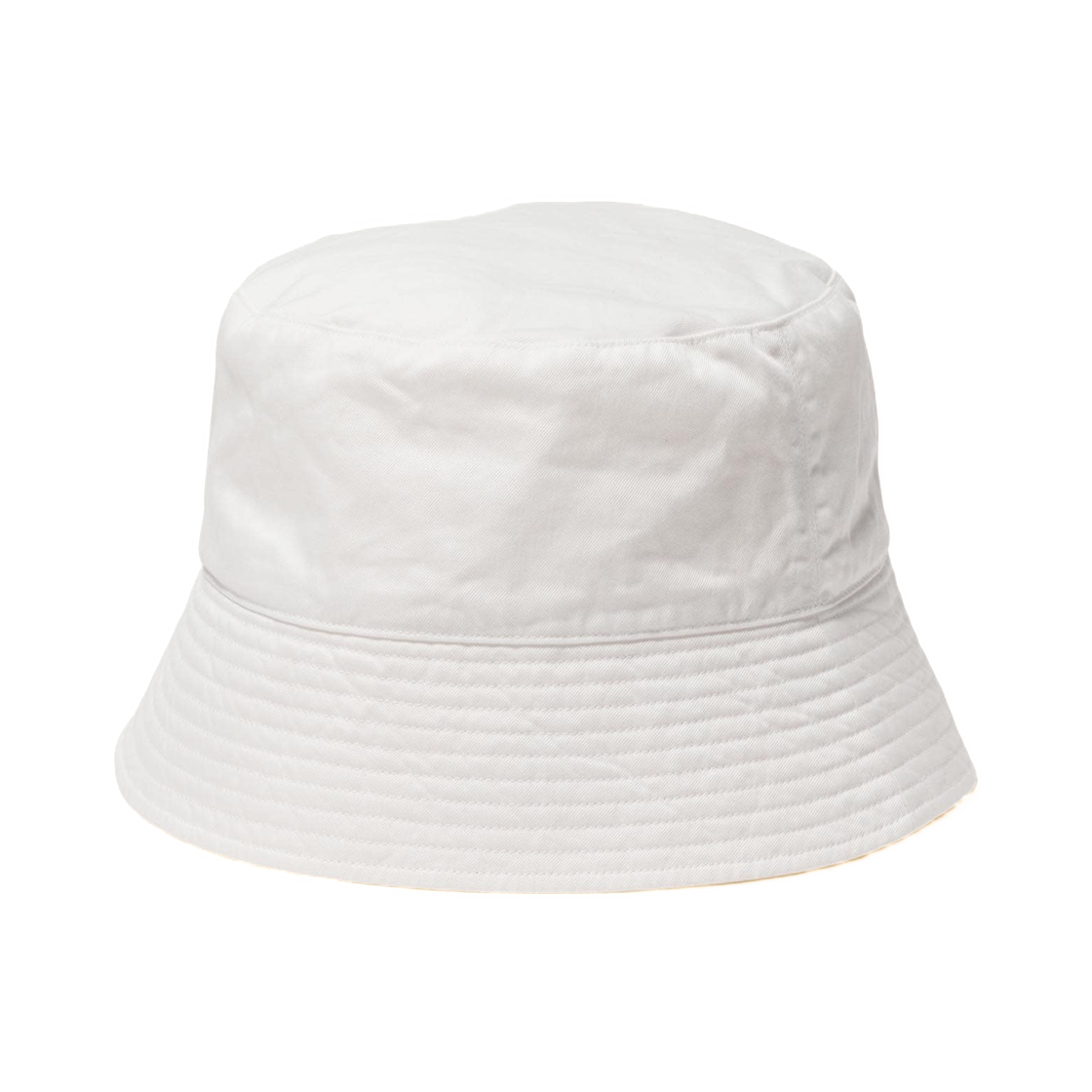 A26SC01KT Auralee x Kijima Takayuki Garment Dyed Finx Chino Bucket Hat White - 26SS