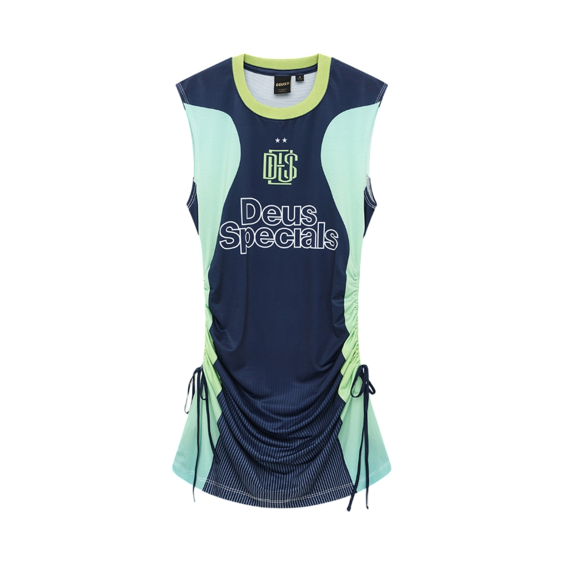 (W) 데우스 엑스 마키나 드 쏠레이 모토 드레스 네이비((W) Deus Ex Machina De Soleil Moto Dress Navy) - 1