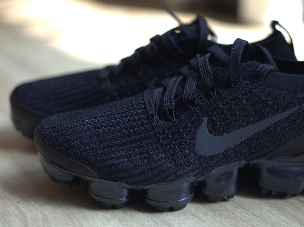 (W) Nike Air VaporMax Flyknit 3 Triple Black 착용 스타일