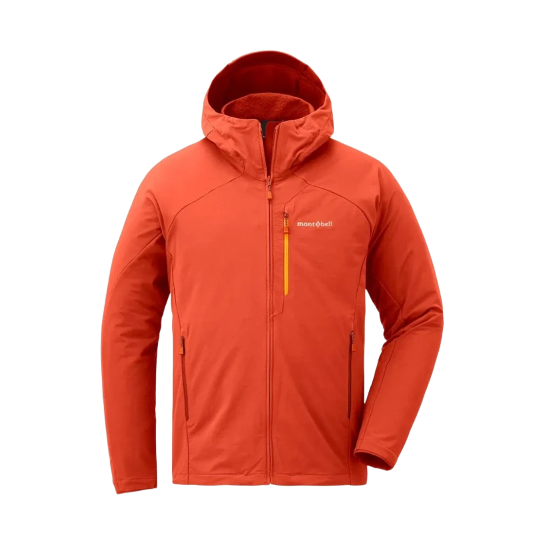 2306168 Montbell Climapro 200 Hooded Jacket Orange 24