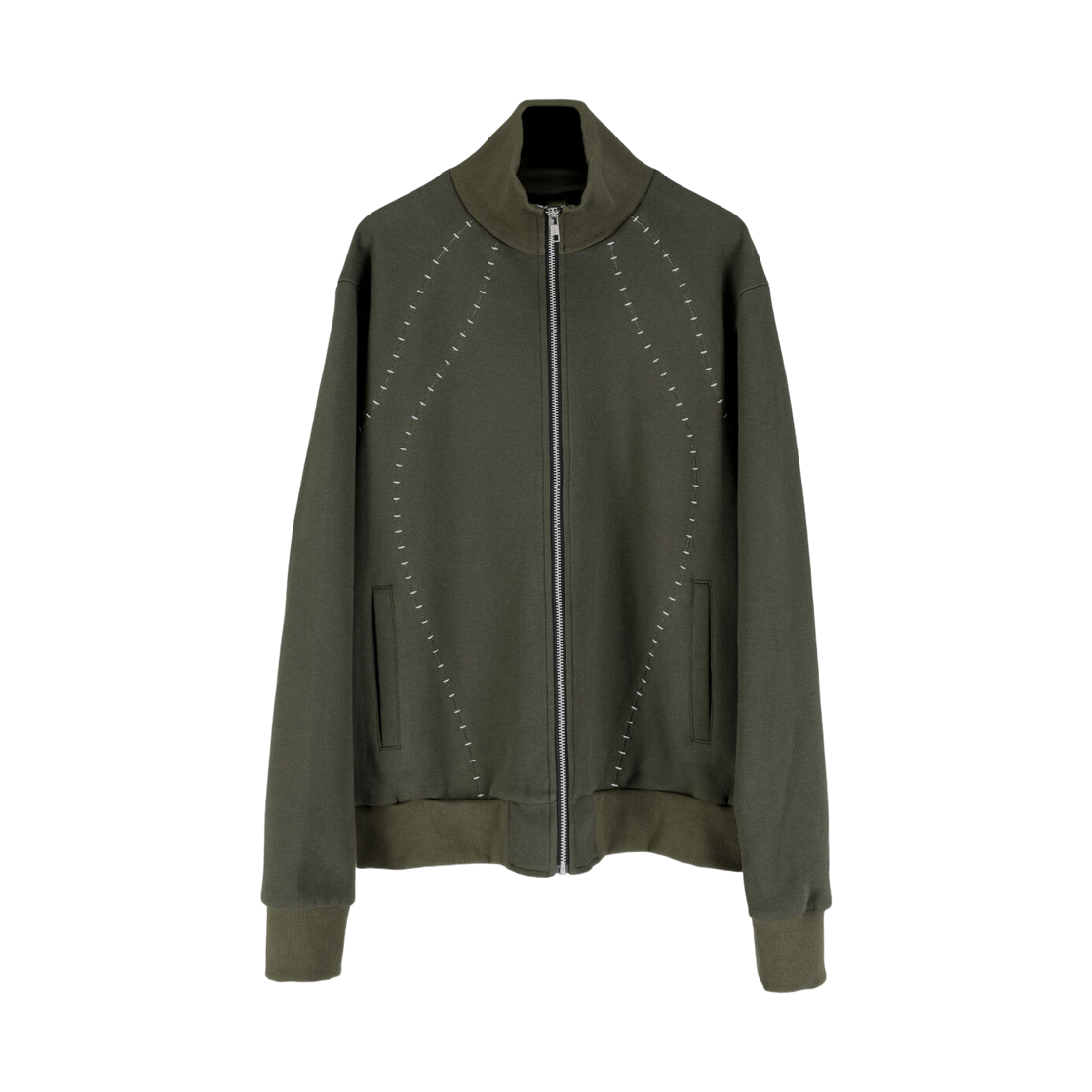 키아세 자수 트랙 자켓 올리브(Kiiace Embroidered Track Jacket Olive)